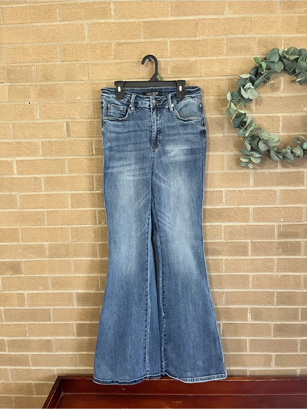 Judy Blue Washed Blue Flare Jeans